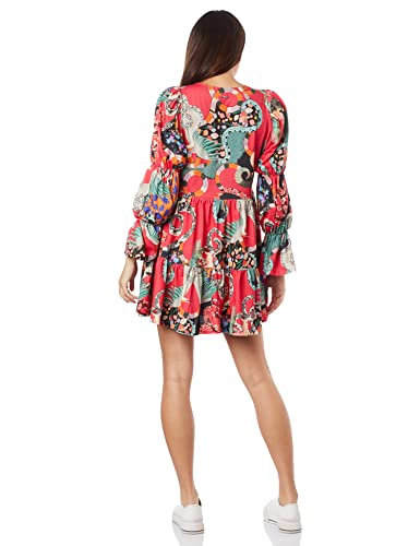 Vestido Estampado, Colcci, Feminino, Rosa/Verde/Azul/Laranja/Off/Marrom/Vermelho/Amarelo/Roxo/Bege,