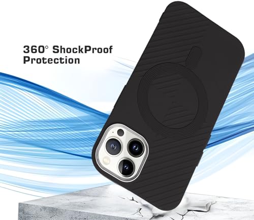 Image of AIBEX Hybrid iPhone 14 Pro Back Cover Case Compatibe with Mag Saf | Shockproof Design |Camera Protection Bump | Back Cover Case for iPhone 14 Pro (PC, TPU)