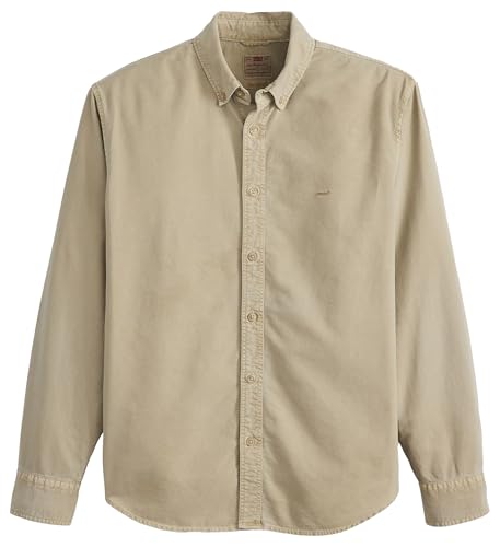 Levi's Men's Authentic Button DOWN Shirt, Colby Vintage Khaki, L