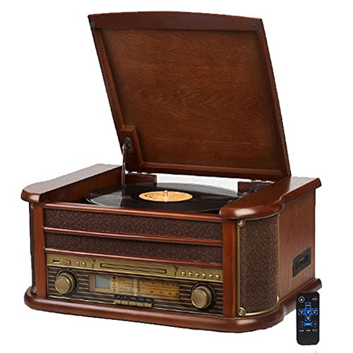 HYQNG Tourne-Disque rétro Vintage en Bois, Platine Vinyle nostalgique pour Disque Vinyle avec Bluetooth, Vinyle 3… - Les Beatles, Paul McCartney, John Lennon, RIngo Starr, George Harrison HYQNG Tourne-Disque rétro Vintage en Bois, Platine Vinyle nostalgique pour Disque Vinyle avec Bluetooth, Vinyle 3…