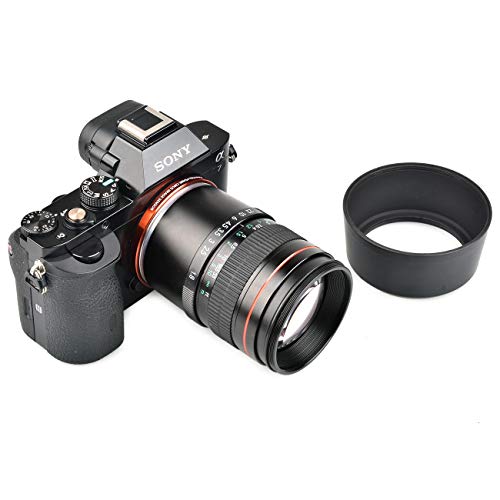 Lightdow 85Mm F1.8 Medium Telephoto Manual Focus Full Frame Portrait Lens For Sony Alpha A9 A7R A7S A7 A6500 A6400 A6300 A6000 A5100 A5000 Nex-7 Nex-6 Nex-5T Nex-5R Etc #TOP2