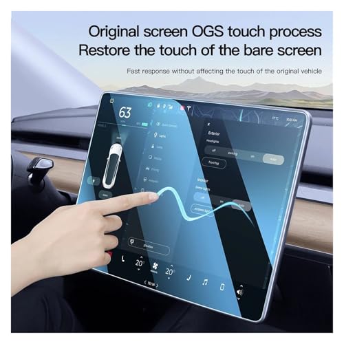 Protection écran navigation Tesla Model 3 Y X 2021-2023 mat - 7