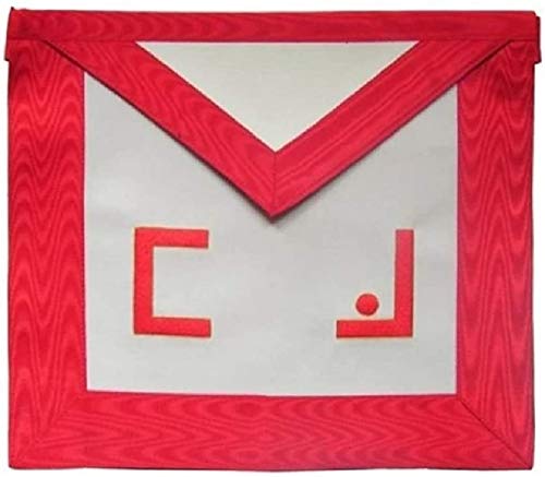 Tablier maçonnique REAA pour Maître Maçon avec lettres standards