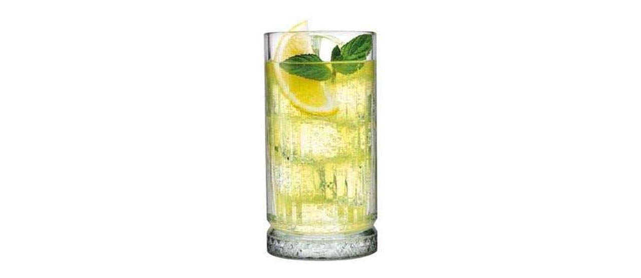 SWEET HOME Bicchiere da Long Drink, Confezione 12 Pezzi Professionale, Modello Elysia CL 44,5 cod.BC01202LU cm 15h diam.7,6 by Varotto & Co.