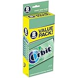 Orbit Sweet Mint Sugarfree Gum, 8 Count (Pack of 6)