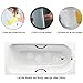 DaskFire Bath Tub Stickers, Non Slip Bathtub Treads, Anti Slip Shower Sticker, Safety Discs Decals Tape for Slippery Tubs Showeroom Floor Stairs(Slip Resistant Decals, Clear, 3.2
