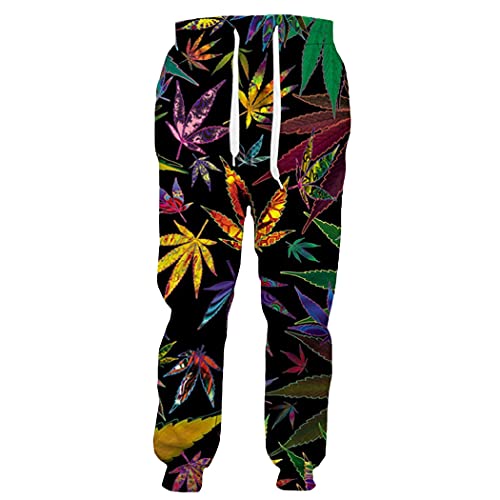 Pantalon Harajuku ample et ultra confortable à motif 3D coloré pour un look décontracté quotidien