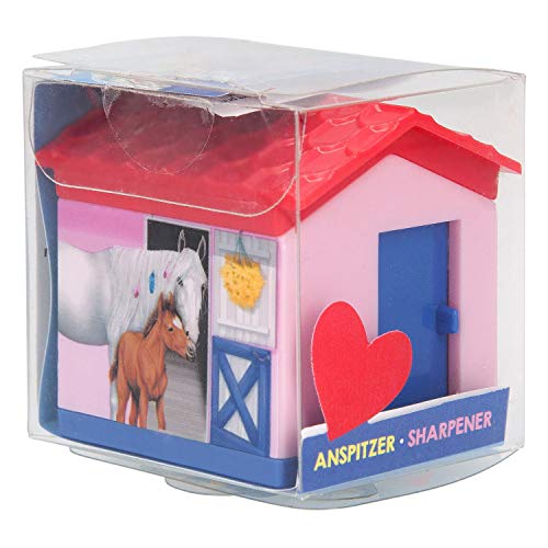 Taille-crayon chevaux Miss Melody pour trousse scolaire et bureau d'enfant