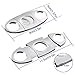 Cigar Cutter Guillotine, Stainless Steel Double Cut Blade Cigar Clippers, 6 Packs