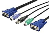 DS-19233 DIGITUS CABLE KVM VGA PS/2 USB HD DB15/M 2XMINIDIN6/M USB TIPOA/M HD DB15/M 5M