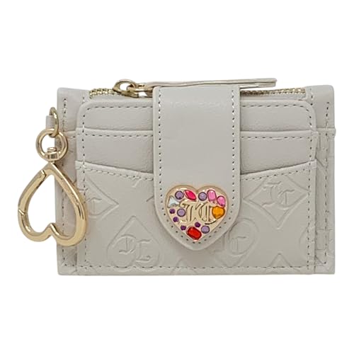 Juicy Couture Women's Glitz Out Wallet Collection (Tab Elongated Card Case, Angel)