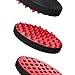 AEARY Silicone Magic Wave Hair Sponge, Two Sides Detachable Hair Curling Tool for Men and Women, Elera Afro Braid Style, Twist Modeling Comb, High Density, Big and Small Holes,Red