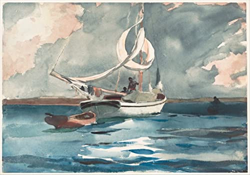 Décoration murale Sloop Nassau par Winslow Homer, l'évasion maritime dans votre bureau