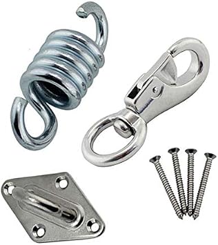 Hammock Chair Swing Hanging Kit Ceiling Mount Hangers Suspension Hooks,Stainless Steel,500 LB Capacity