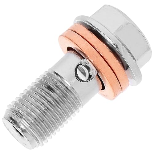 Garneck Tornillo de Drenaje de Aceite para Vehículo Repuesto Resistente con Recubrimiento Desgaste Compatible con Motos y Coches Conexión Segura sin Fugas