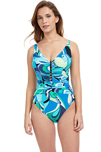 Maillot de bain rétro col en V parfait pour vos journées spa et plage de luxe