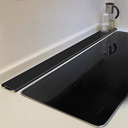 排気口カバー 90cm 薄型タイプ新登場 コンロカバー 90cm 高級 ヘアライン ステンレス製 ih 排気口カバー 油はね コンロ 排気口カバーIHに対応 ガスコンロ カバー お手入れが簡単の商品画像（Amazon）