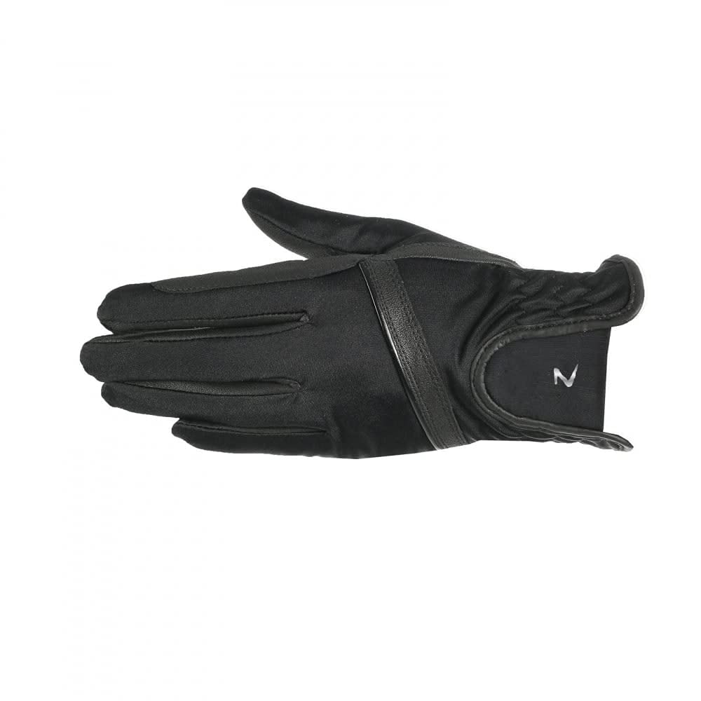 Guantes de equitación negros Horze Evelyn talla 7 accesorio hípica mujer 5