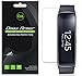 [3-Pack] Dmax Armor- Samsung Gear Fit Screen Protector Anti-Bubble High Definition Clear Shield - Lifetime Replacements Warranty- Retail Packaging