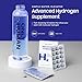 H2 Molecular Hydrogen Water Tablets with Magnesium | 12PPM Hydrogen Tablets for Drinking Water | Unflavored Dietary Supplement | Gluten, Sugar & Soy Free | Made in The USA | 30 Tabs | Only Human
