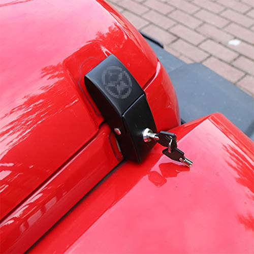 Jecar Hood Latches Locking Hood Catch Kit Aluminum Alloy Hood Locks Compatible With Jeep Wrangler 2007-2018 Jk Jku, 2018-2023 Jl Jlu & 2020-2023 Gladiator Jt, Skull Style #TOP5