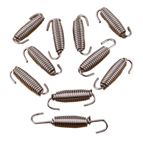 Ressort de pot d'échappement moto 68mm en acier inoxydable haut de gamme argent pour ATV
