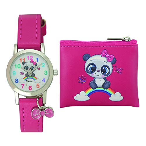 Ravel - Set de Regalo de Reloj de Panda y Bolso 'Little Gems' para niños Cover