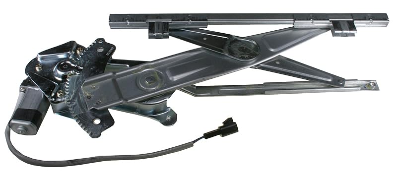 Image of TRQ Front Right Power Window Regulator & Motor Assembly Passenger Side Compatible with 2005-2010 Chevrolet Cobalt 2003-2007 Saturn Ion GM1351161