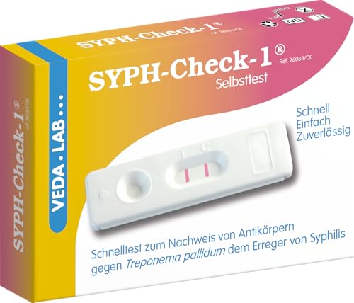Syphilis Schnelltest, 10 Minuten Ergebnis, Antikörper-Suchtest, Selbsttest für Zuhause