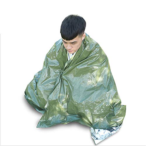 Emergency Survival Sleeping Bag Lightweight Waterproof Thermal Blanket Bivy Sack para Aventura al Aire Libre Camping Senderismo miniatura 1