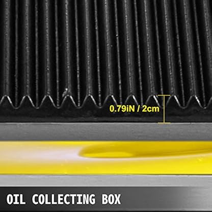 Happybuy Elektrogrill 3600W Kontaktgrill Paninigrill antihaft Plattengriller mit 2 Heizfläche Temperaturregelung von 50… – Bild 6