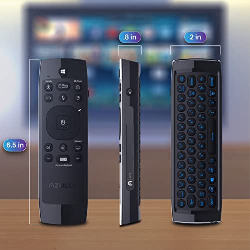 Azulle Lynk Multifunctional Remote Control – Universal Wireless Mouse Touchpad, Windows Keyboard, Backlit, Microphone. #TOP4
