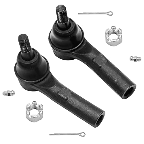 Image of Detroit Axle - 10pc Front End Control Arms Kit for Jeep 05-10 Commander Grand Cherokee, 4 Upper & Lower Control Arms and Ball Joint 4 Tie Rod Ends 2 Boots 2005 2006 2007 2008 2009 2010 Replacement
