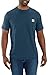 Carhartt Men's Force Relaxed Fit Midweight Short-Sleeve Pocket T-Shirt, Light Huron Heather, XX-Large/Tall