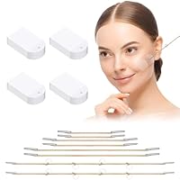 Scettar Face Lifting Tape,80 Stück Face Tape,Facelifting Tape Unsichtbare Facelifting Aufkleber,V-Form Instant Invisible Face, Neck and Eye Lift,Make-up Facelifting Werkzeuge Für Gesicht