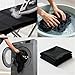 HMTfoto Black Backdrop for Photography Durable Fabric Background Photo Backdrop Video Photography Studio (5x7ft, Black)