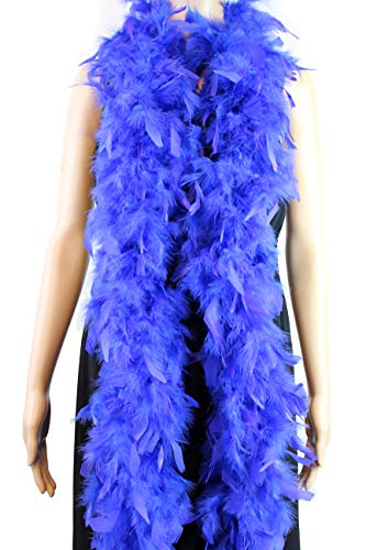 60 Gram, 2 Yards Long Chandelle Feather Boa 16 Colors, Great for Party