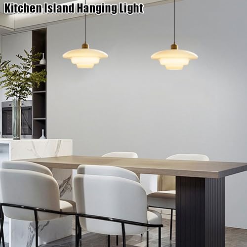 Suspension en verre créative avec culot E27 pour luminaire - 4