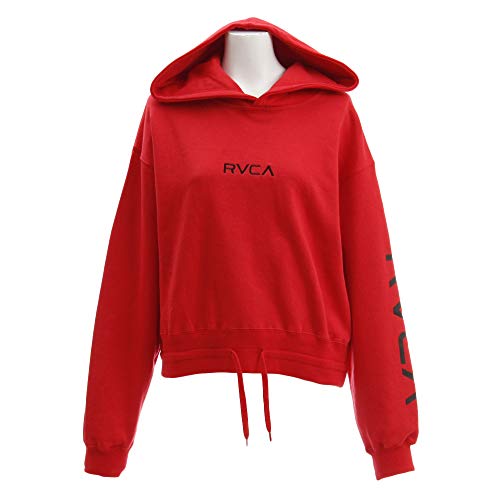 【RVCA】ルーカ 2019春夏 BOUND POINT PULL OVER レディース プルオーバーパーカー 長袖トップス RED S