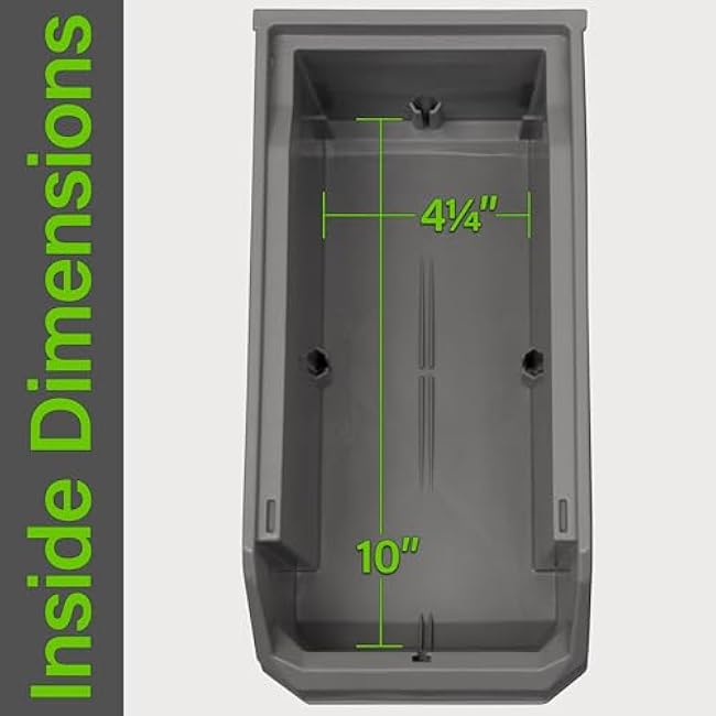 Plastic Containers for Organizing and Storage Bins for Closet, Kitchen, Office, Garage or Pantry Organization, Stackable Bins, Medium (11 x 5 x 5.5), 8-Pack, Clear