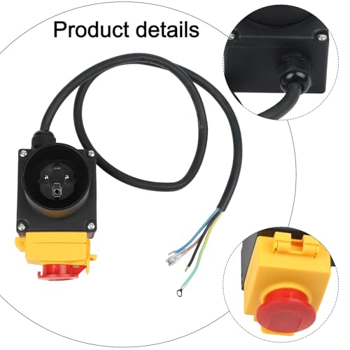 Interruptor electromagnético para evitar arranques peligrosos en la sierra circular HCK3T 4