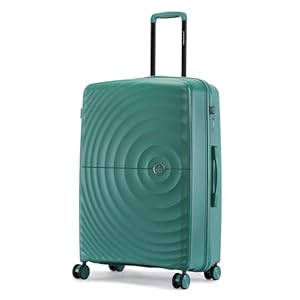 Nasher Miles Seattle Hard-Sided Polypropylene Check-in Luggage Dark Green 28 inch |75cm Trolley Bag Suitcase