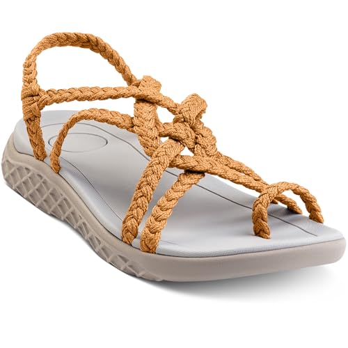 Image of Plaka Explore Walking and Hiking Sandals for Women with Arch Support