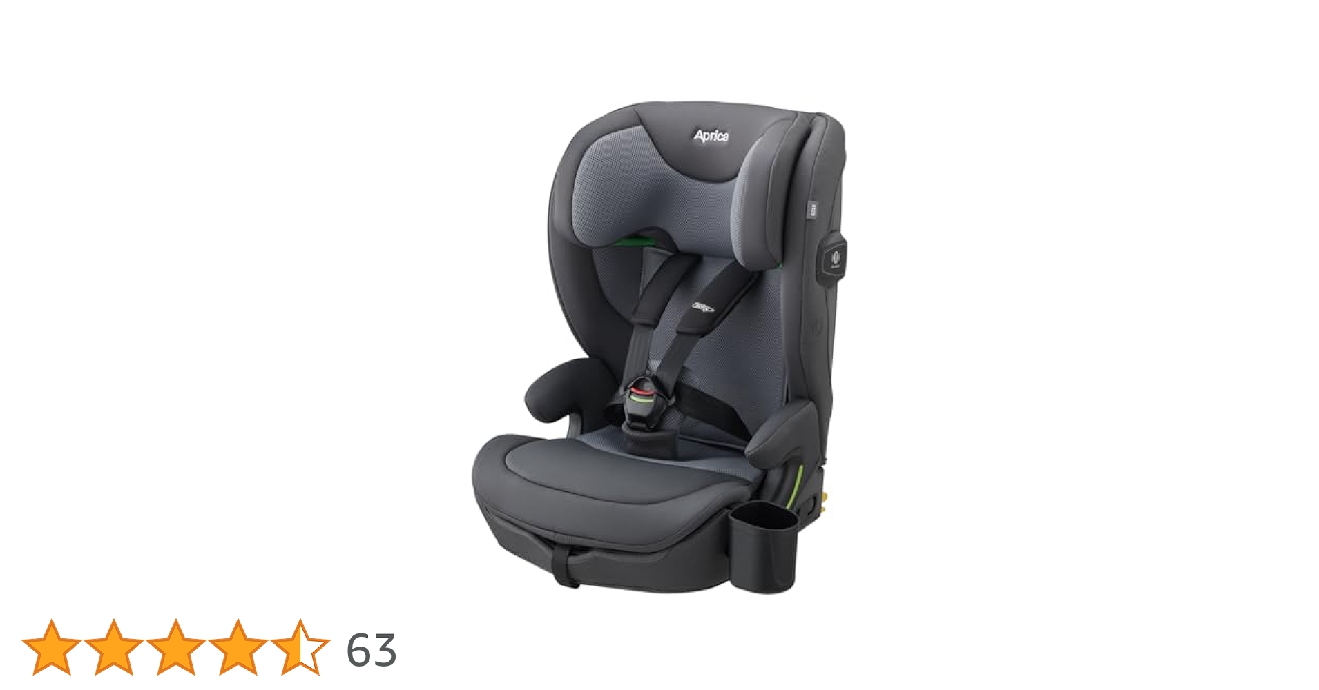 Aprica チャイルドシート グレー 日よけ付き Aprica チャイルドシート ブラック/グレー