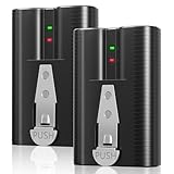 Doorbell Battery 2 Pack 6040mAh for Ring Doorbell Camera 2/3/4/3plus,Stick-Up Cam (2nd & 3rd Gen),Spotlight Cam,3.65V Rechargeable Upgraded Lithium Li-ion Batteries