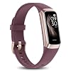 ‎IMFRCHCS Smartwatch Damen Herren,Fitnessuhr mit 1.10″ Zoll AMOLED Touchscreen Smart Watch,5 ATM Tracker Schrittzähler Pulsuhr Blutdruck Messgerät für Android iOS,C60,bordeauxCity in Germany,Standard
