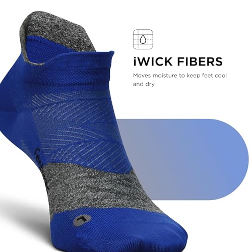 Image of Feetures Elite Light Cushion Mini Crew Sock - Sport Sock with Targeted Compression