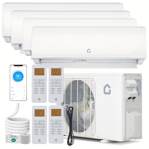 4 Zone 35,000 BTU Mini Split Air Conditioner and Heater,