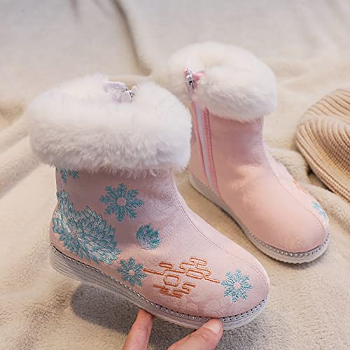 Extra Wide Snow Boots Boots Embroidered Boots National Boots Princess Cotton Boots2