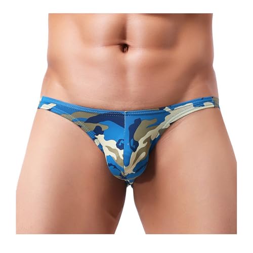 Men's Sexy Low Rise Camouflage Underwear Bulge Pouch Comfort Men Bikini Briefs Underwear